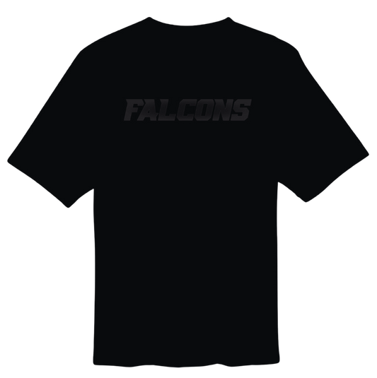 Falcons Black Out Dry Fit Tee Youth Sizing