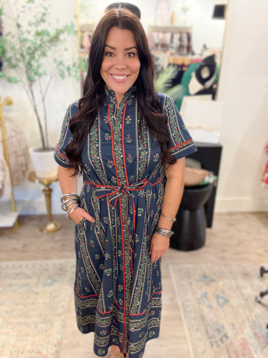 Willow Vine Midi Dress