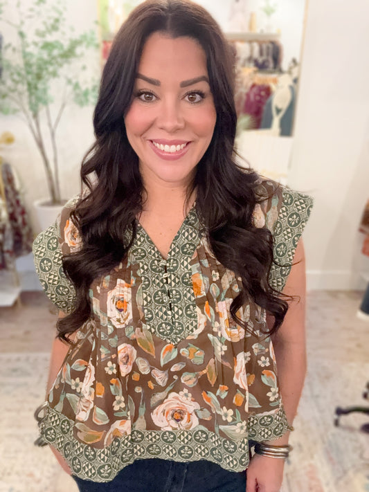 Garden Mosaic Blouse