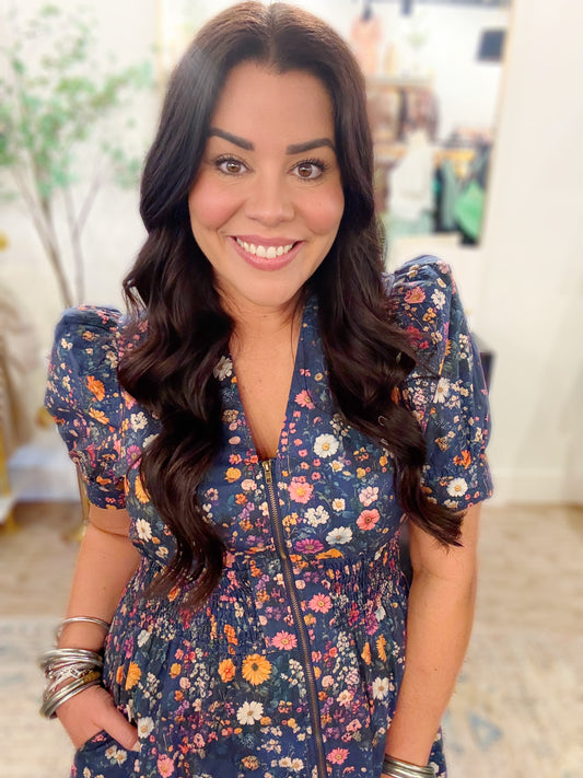 Midnight Meadow Dress