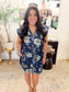 Denim Blooms Dress