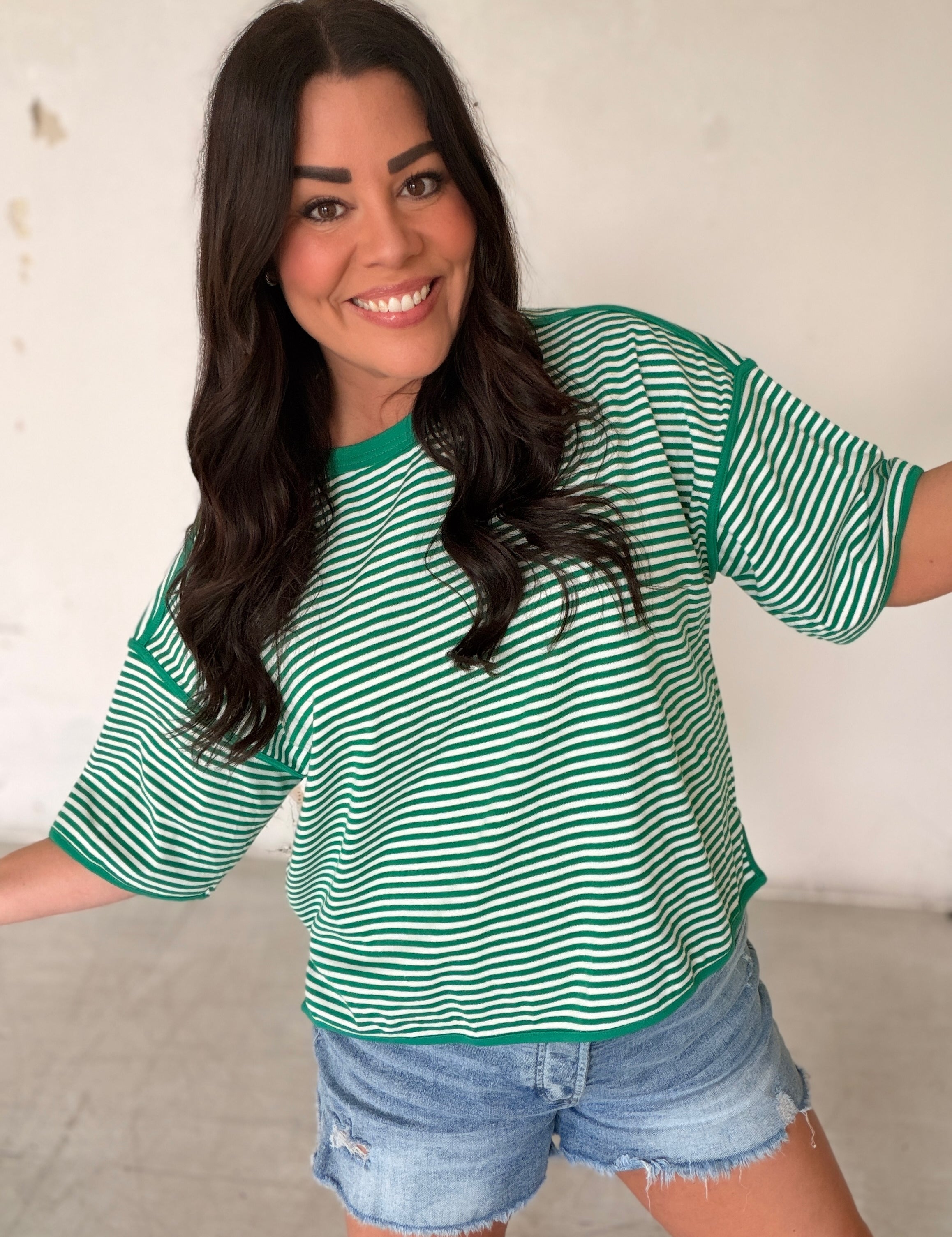Lucky Streak Stripe Top