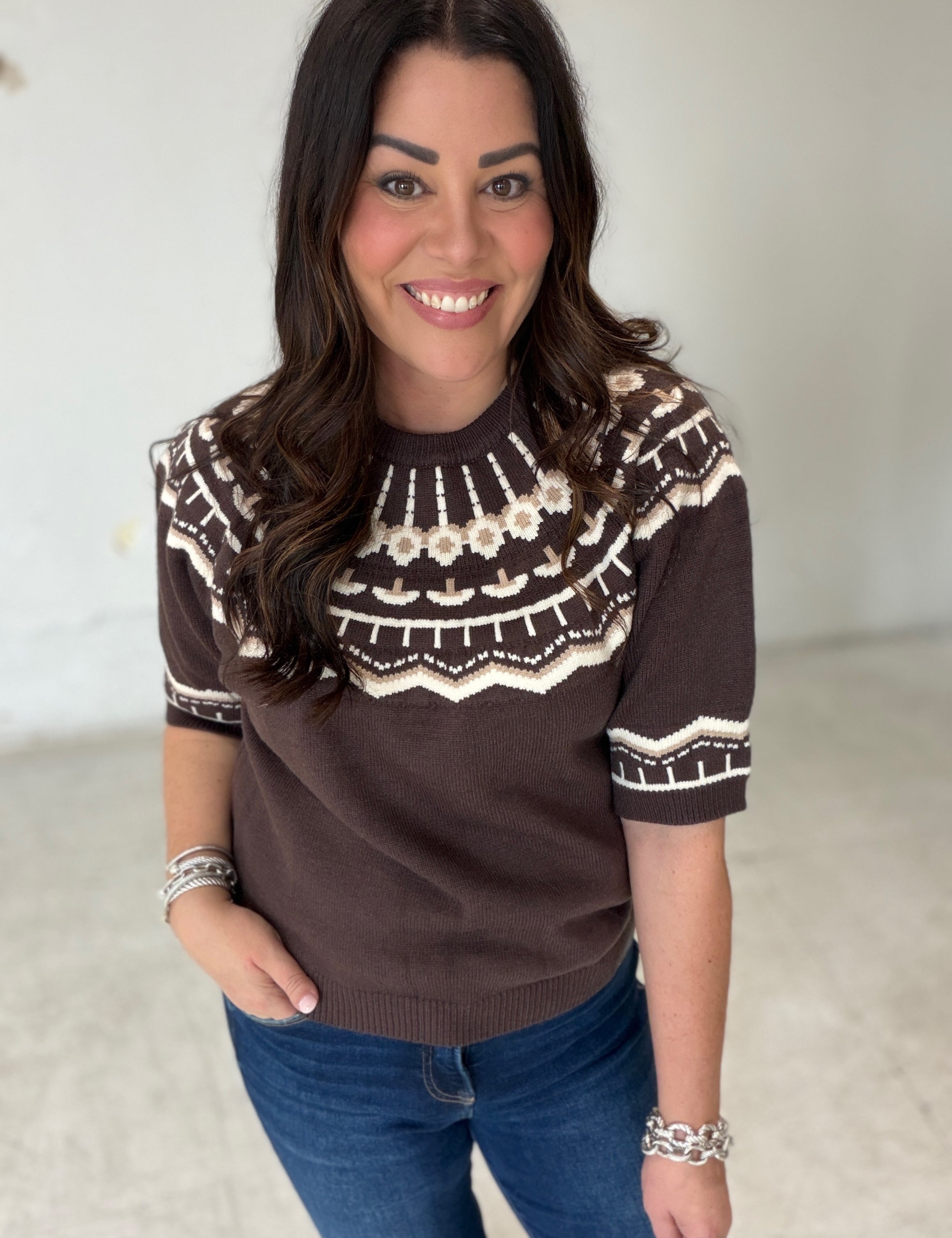 First Signs of Fall Sweater by THML