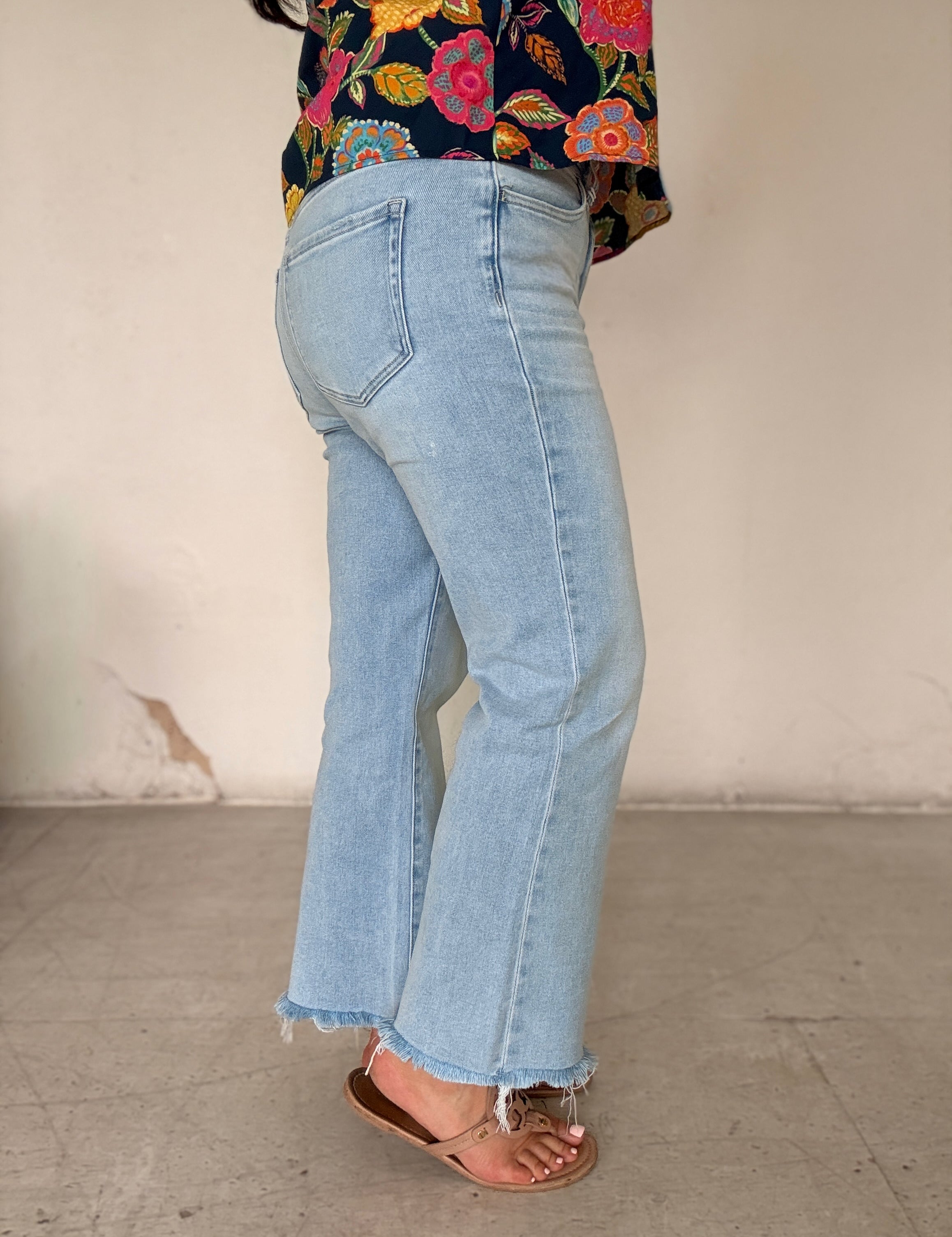 Vervet Grace Crop Easy Flare