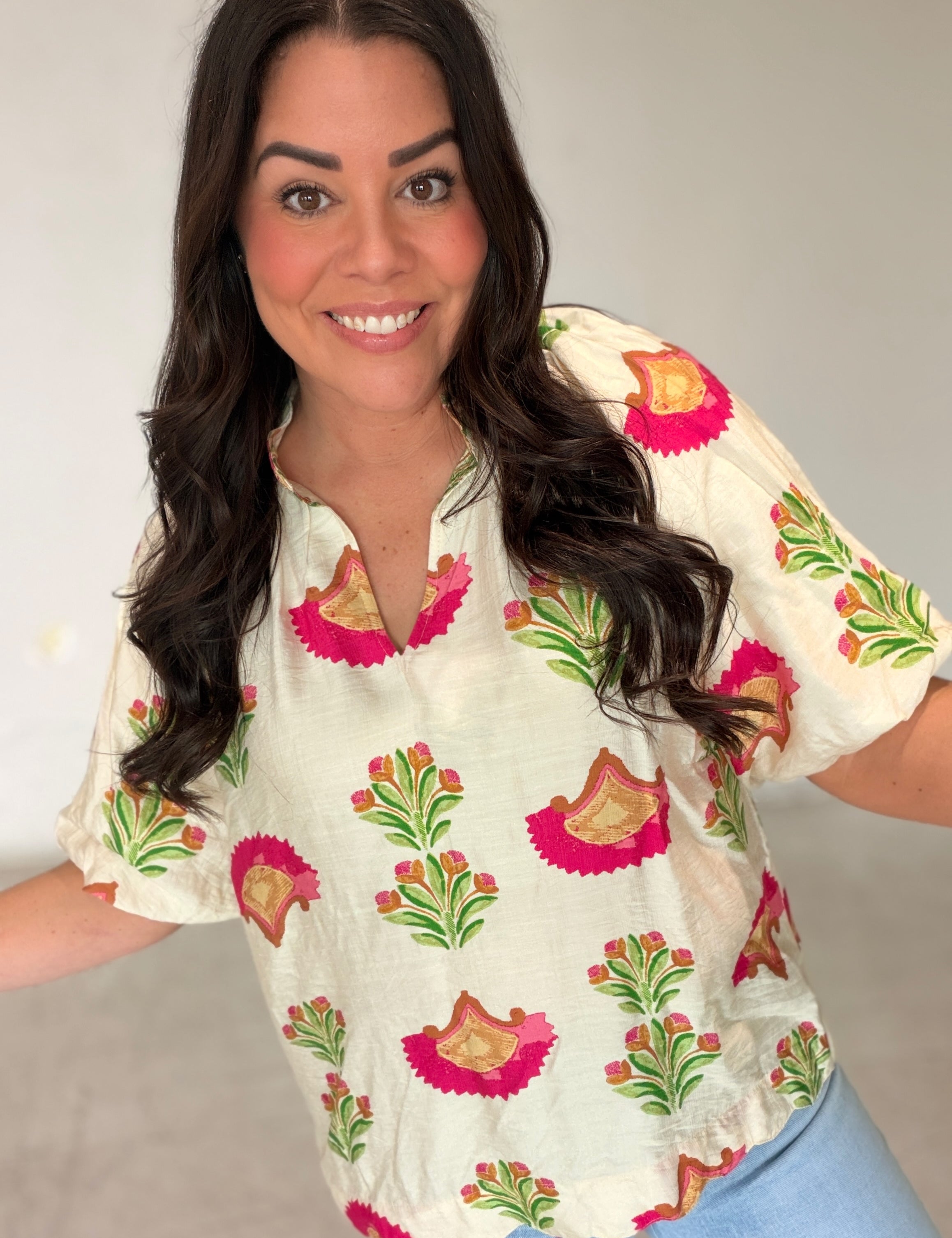 Island Bloom Blouse