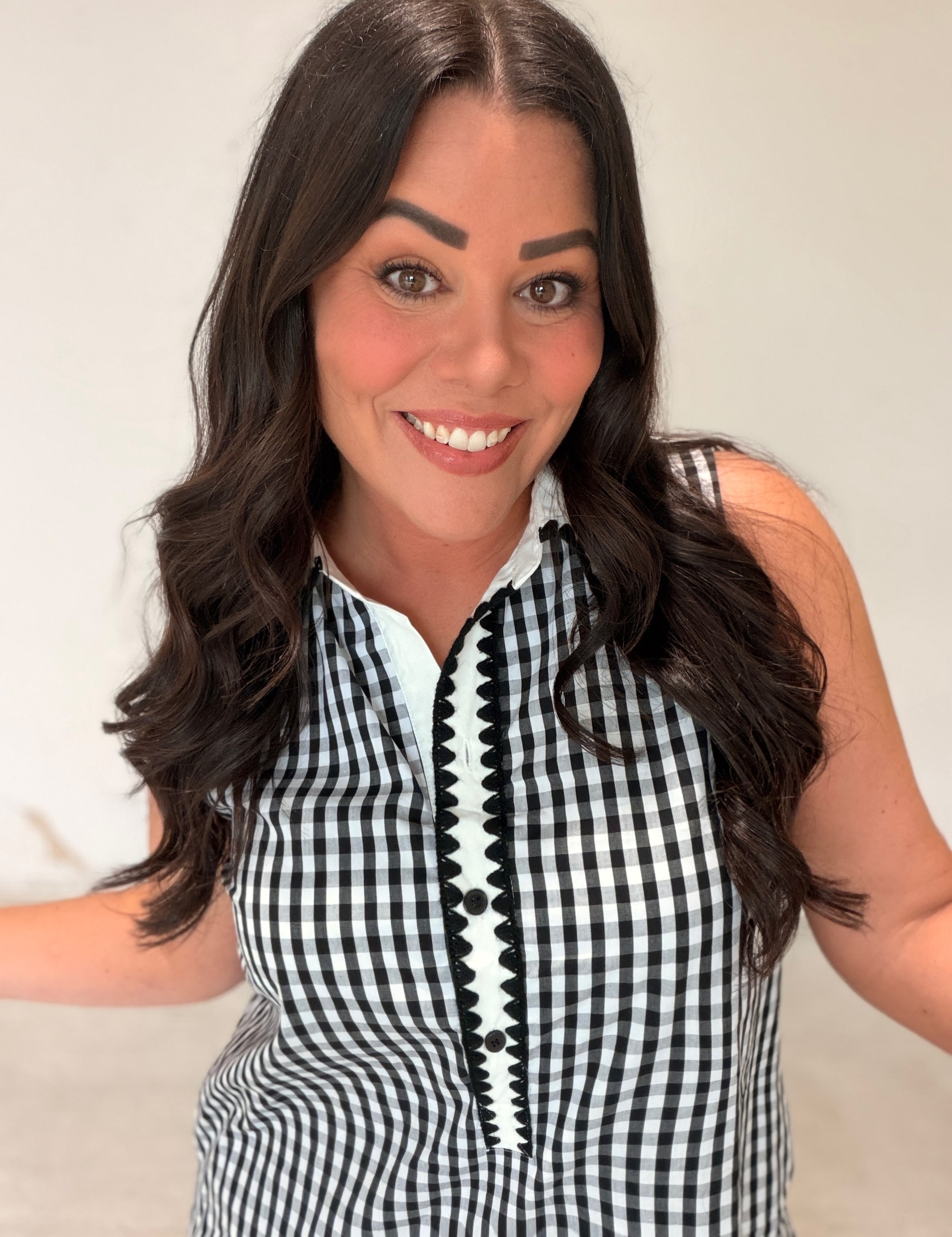 Checkered Charm Dress