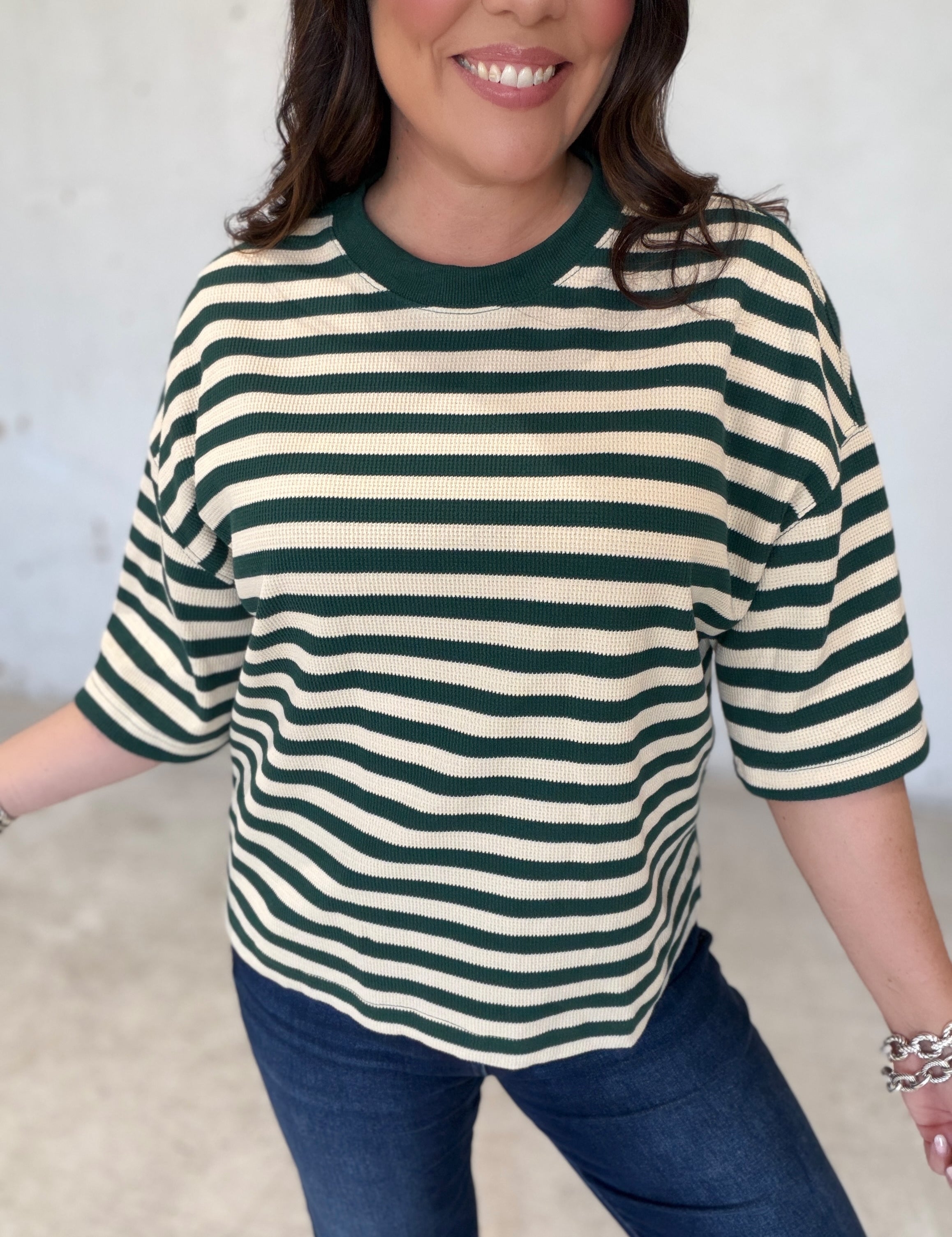 Fresh Start Stripe Top