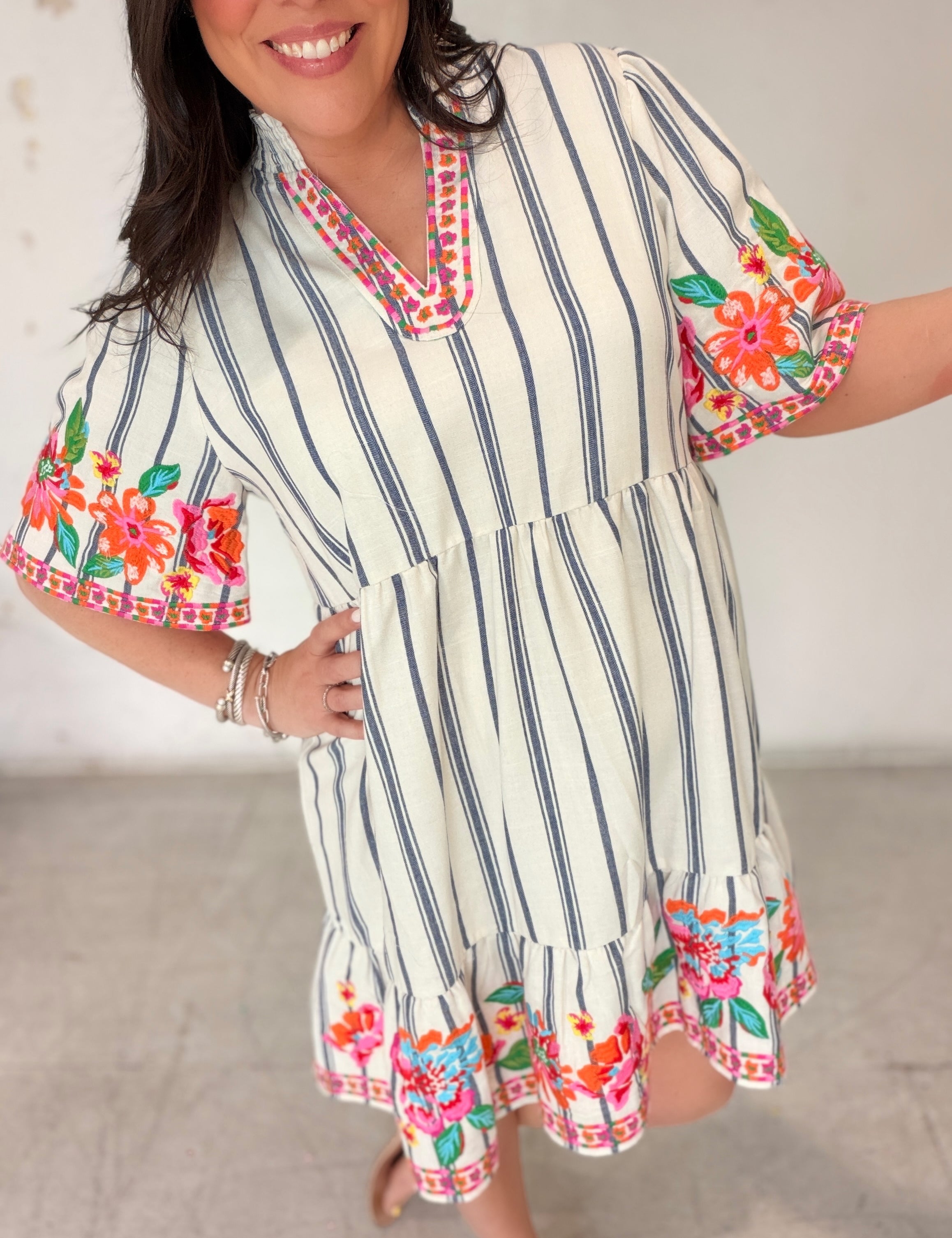 Boardwalk Bloom Dress by THML