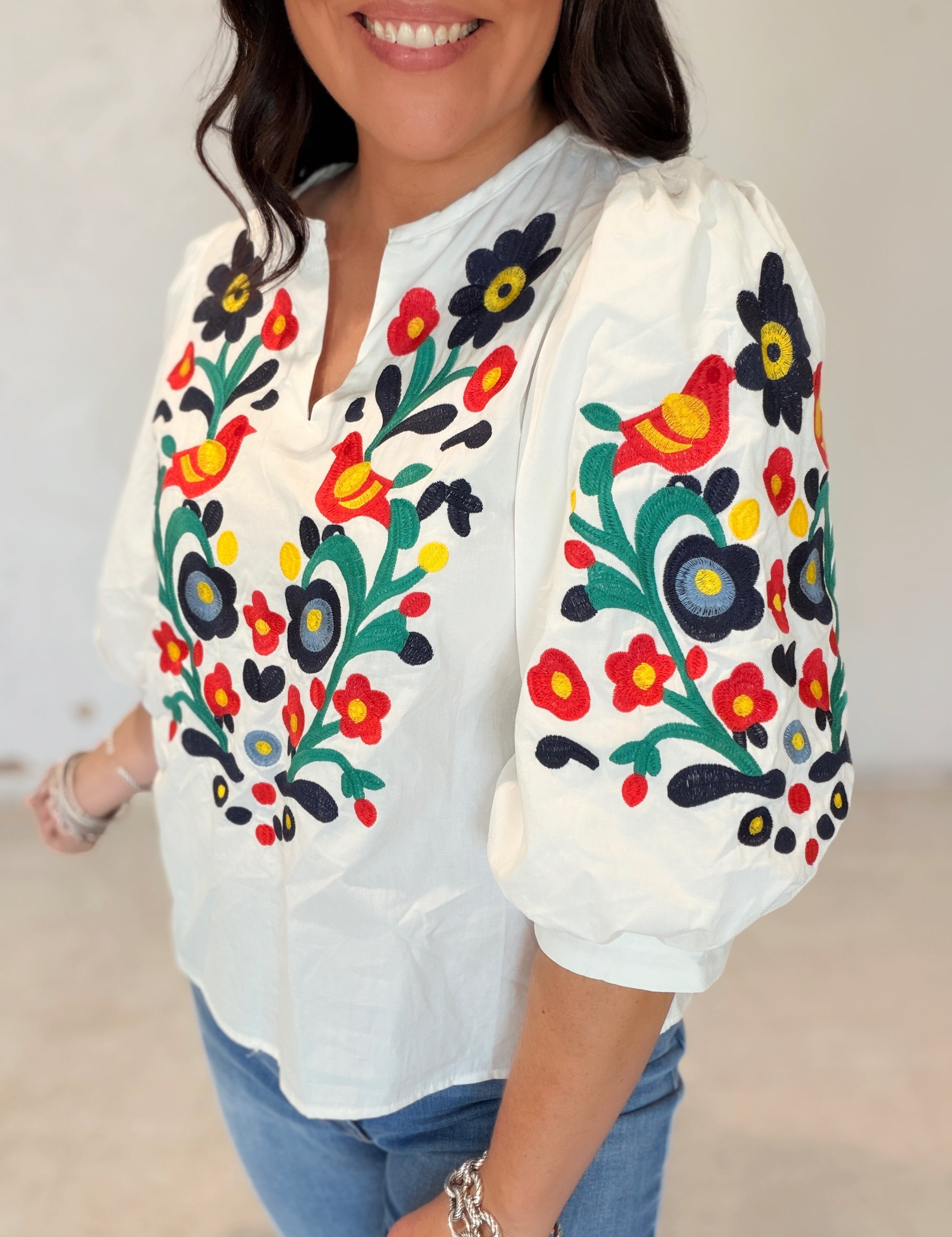Painted Garden Top