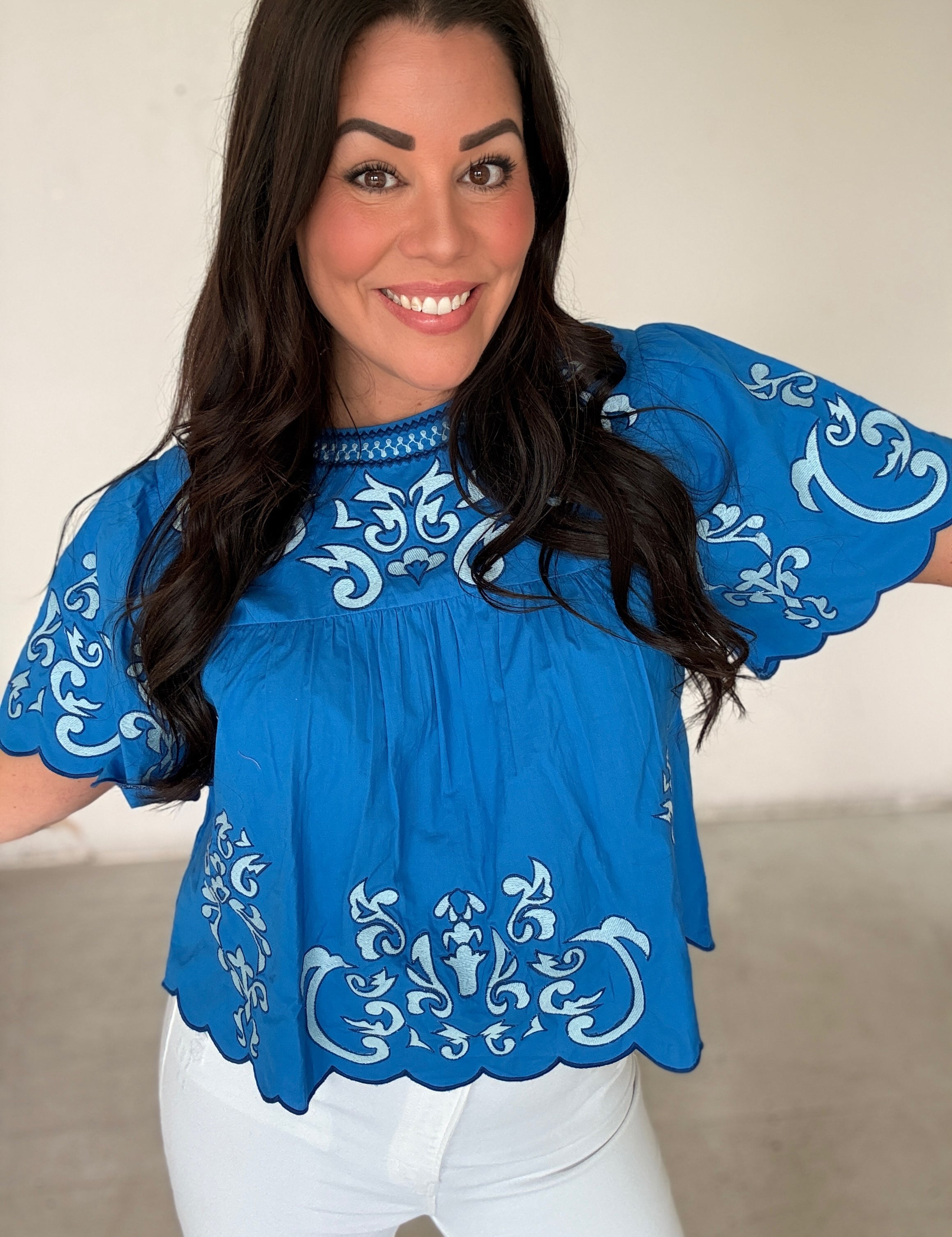 Coastal Grace Top by THML