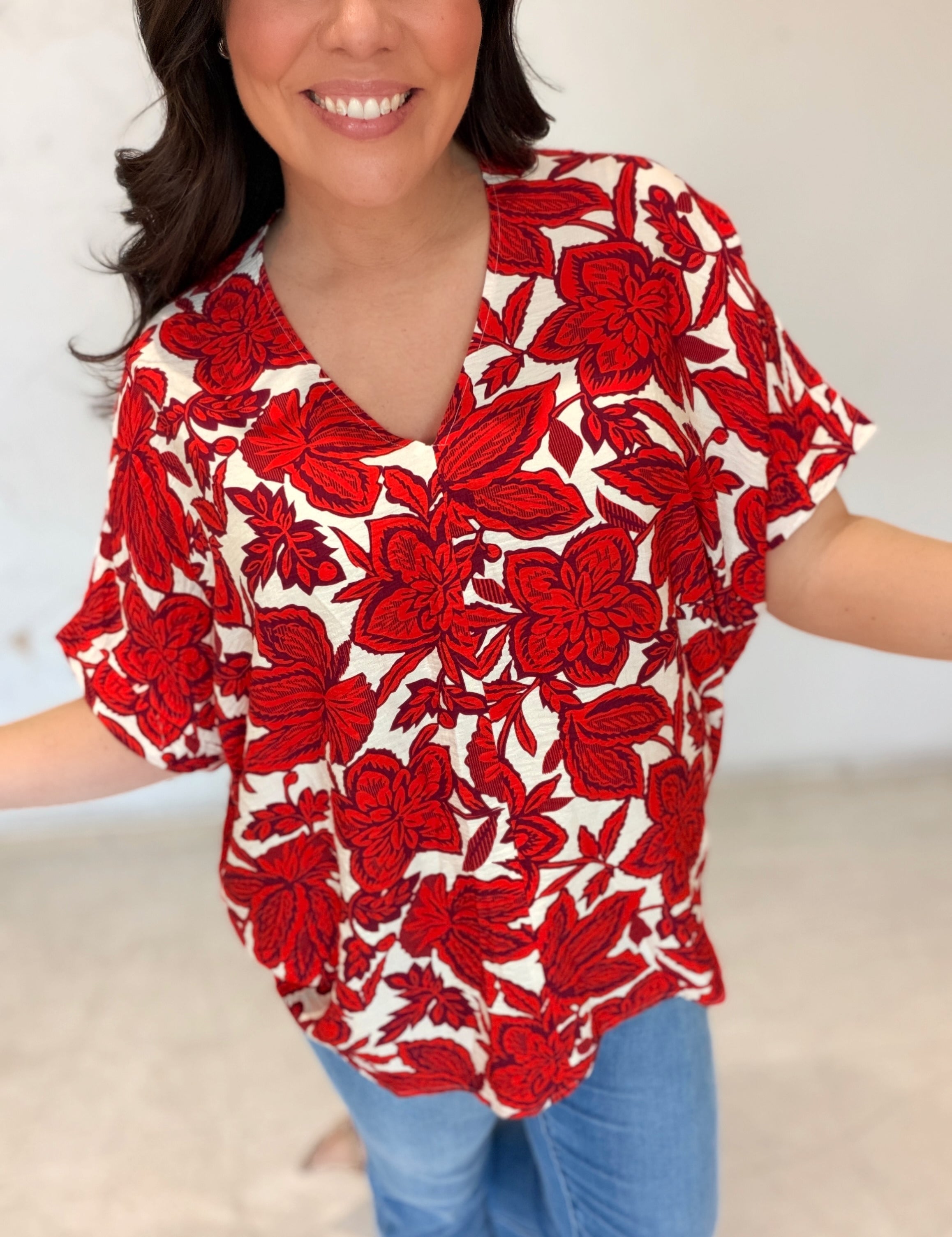 Ruby Bloom Top