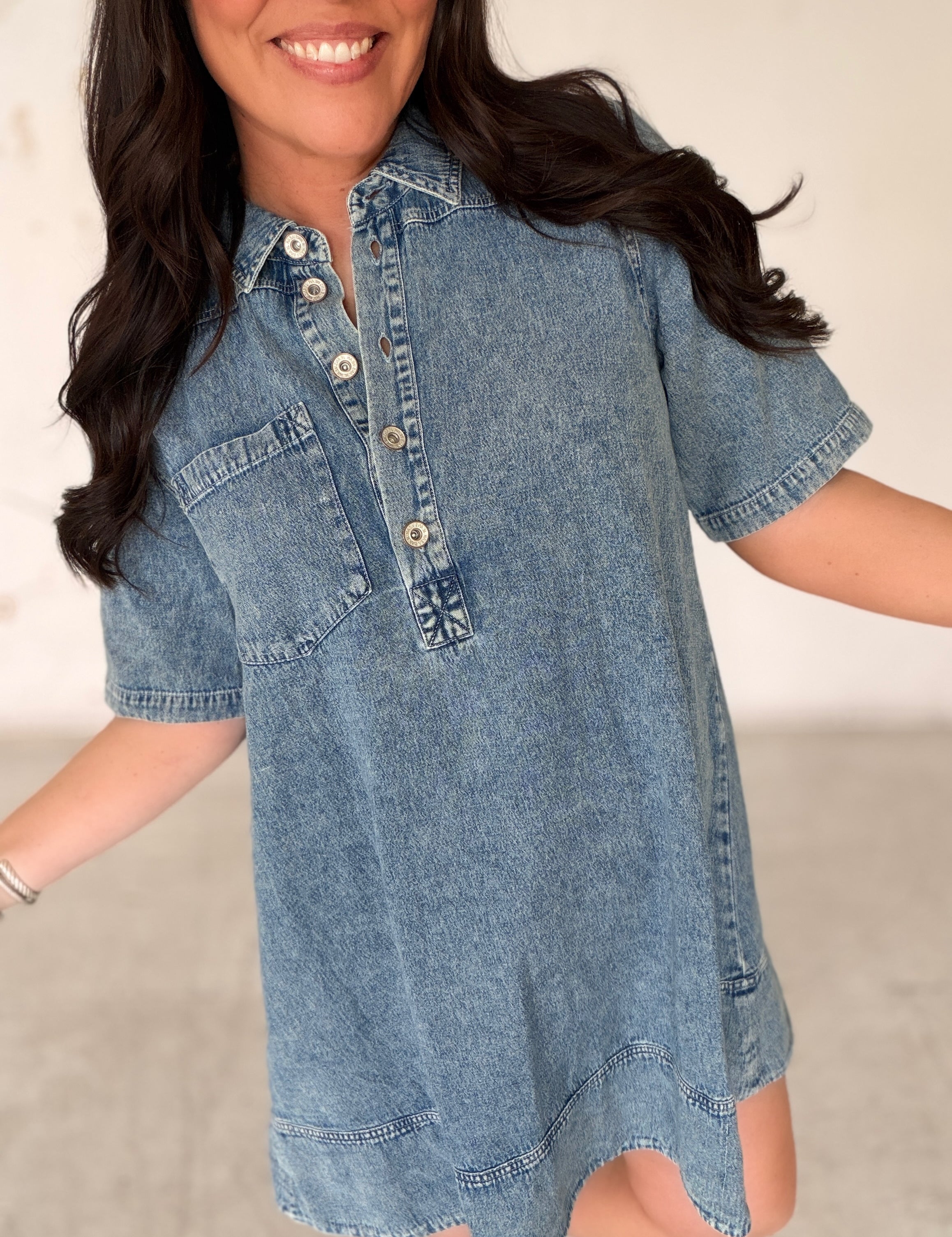 Blue Jean Beauty Dress