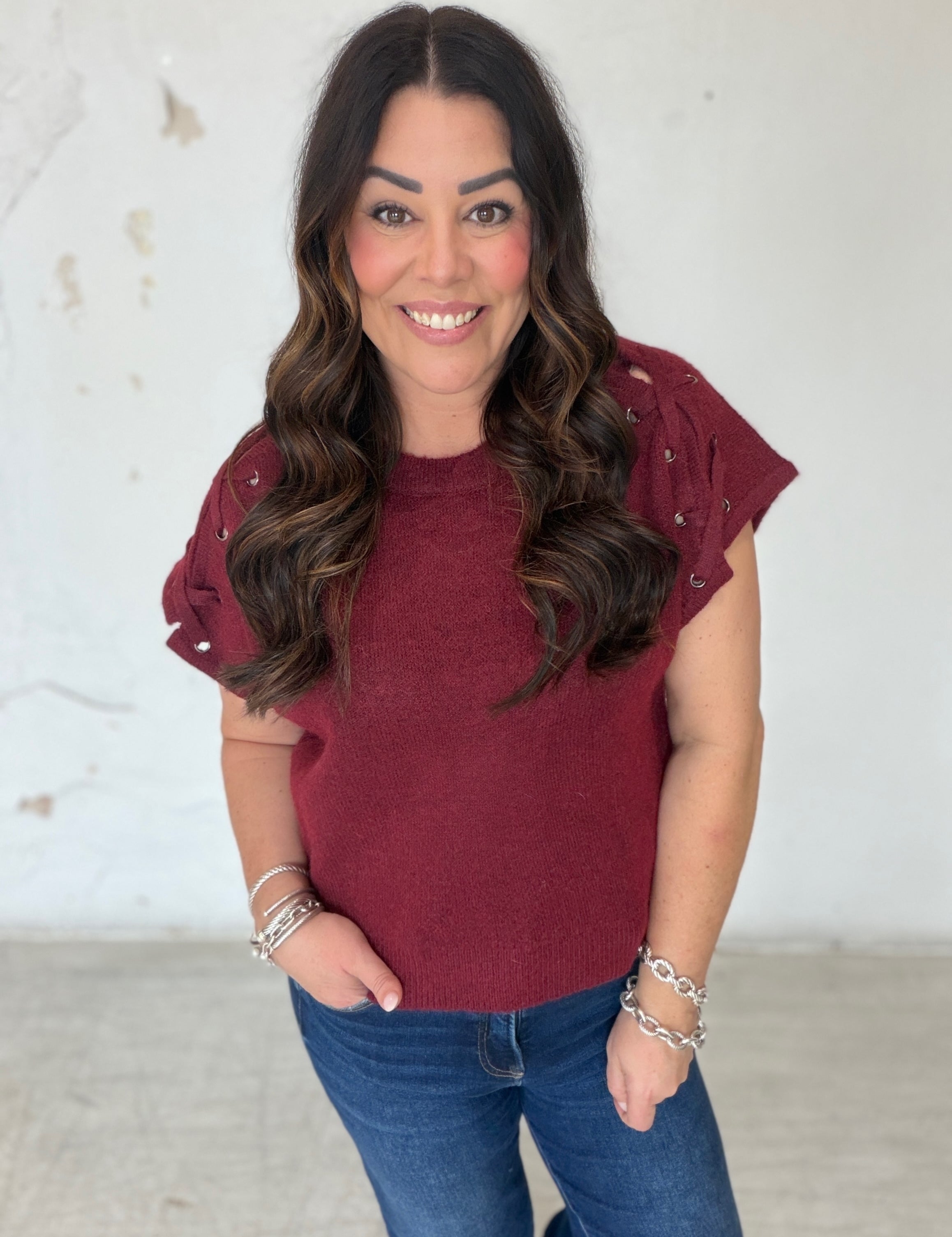 Cranberry Crush Sweater