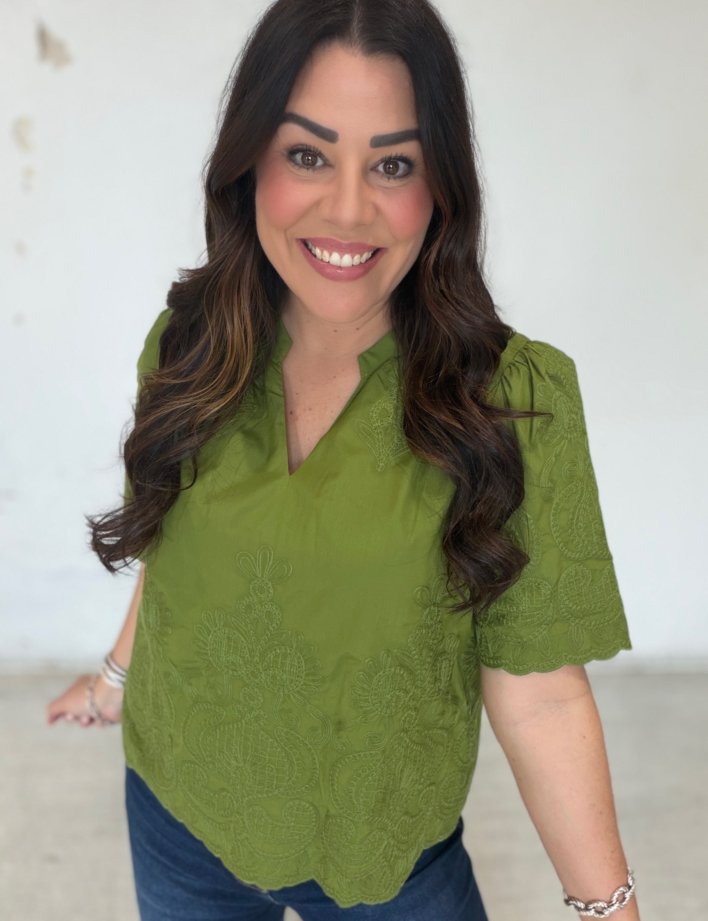 Olive Edit Top