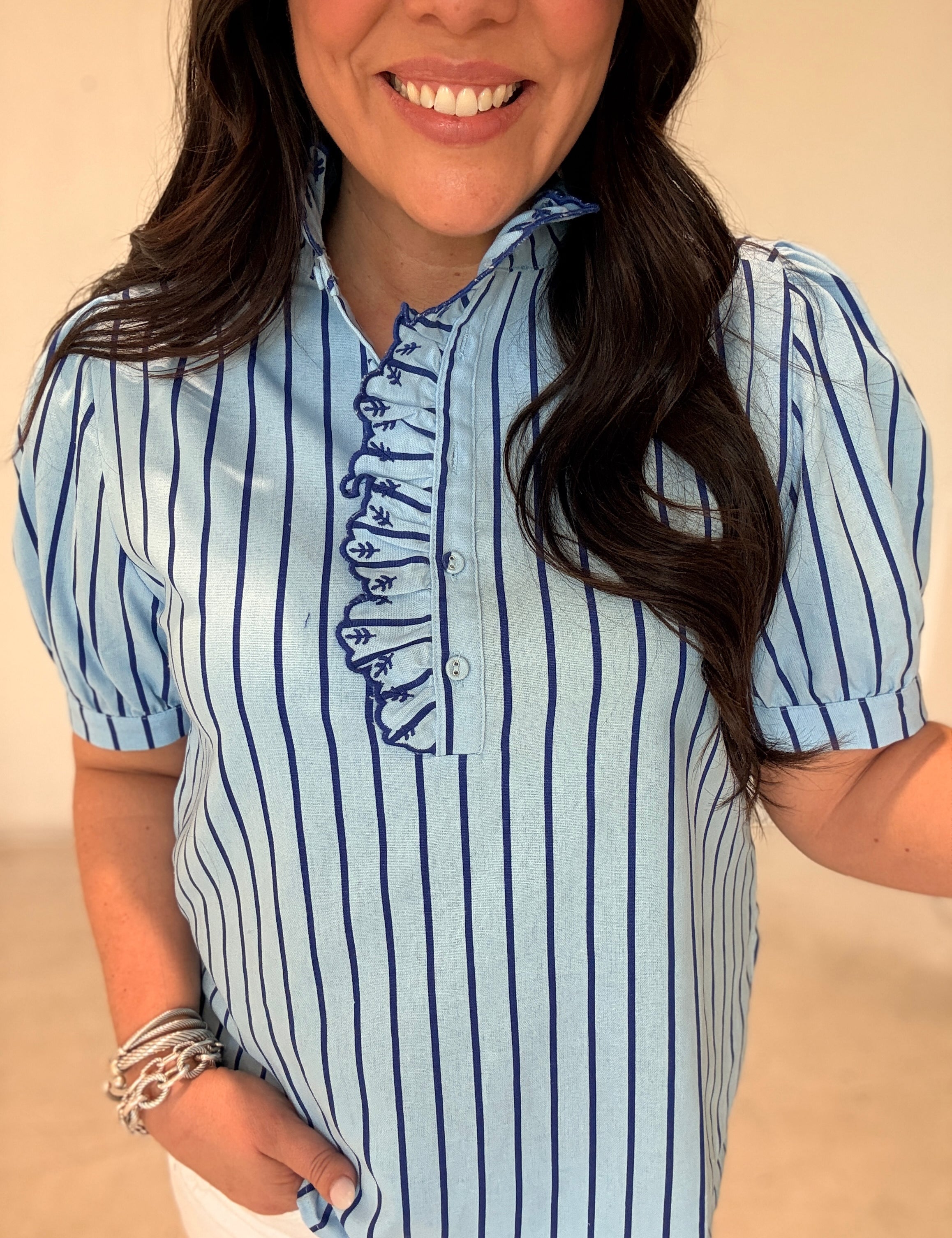 Liberty Lane Ruffle Top