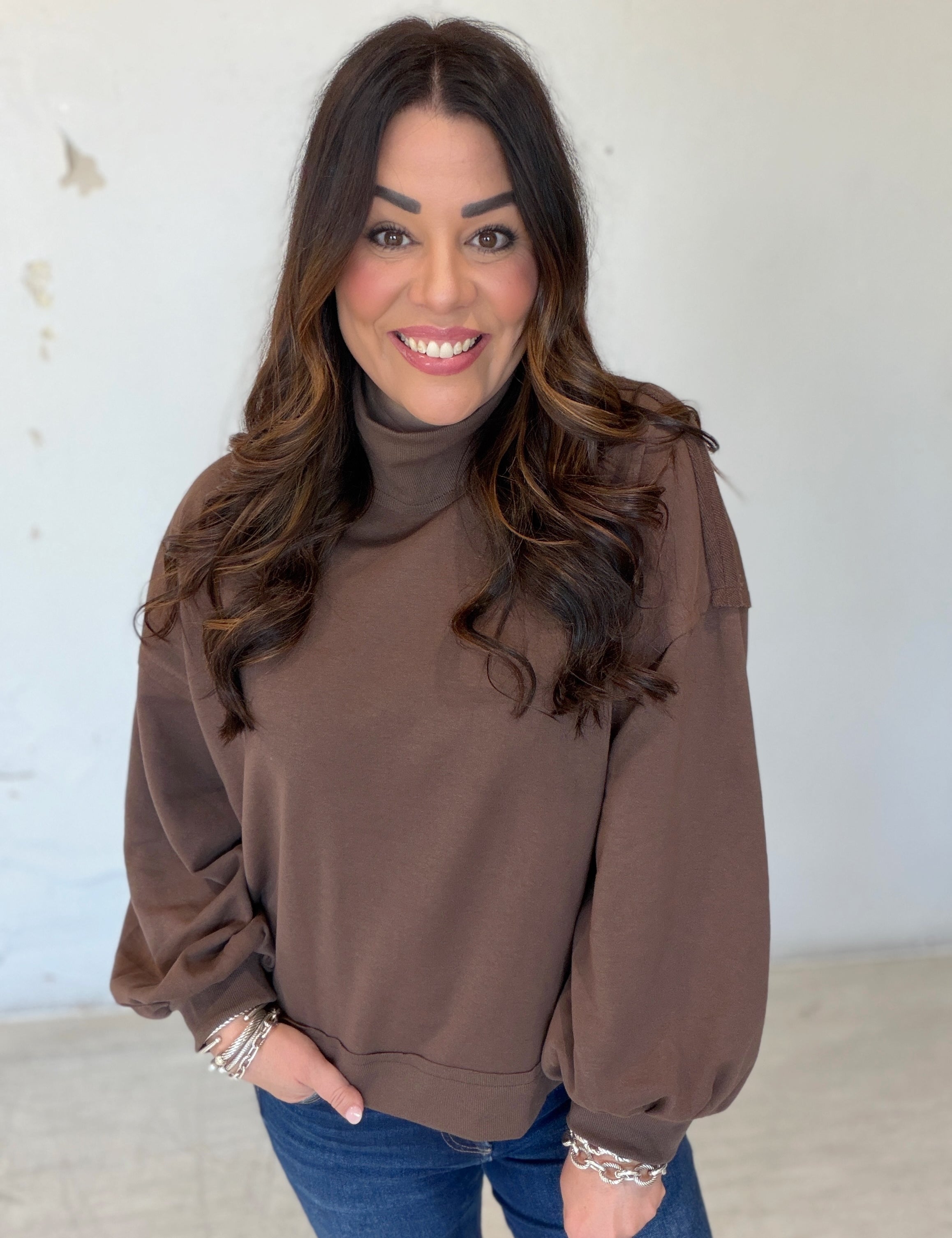 Mocha Moments Mockneck