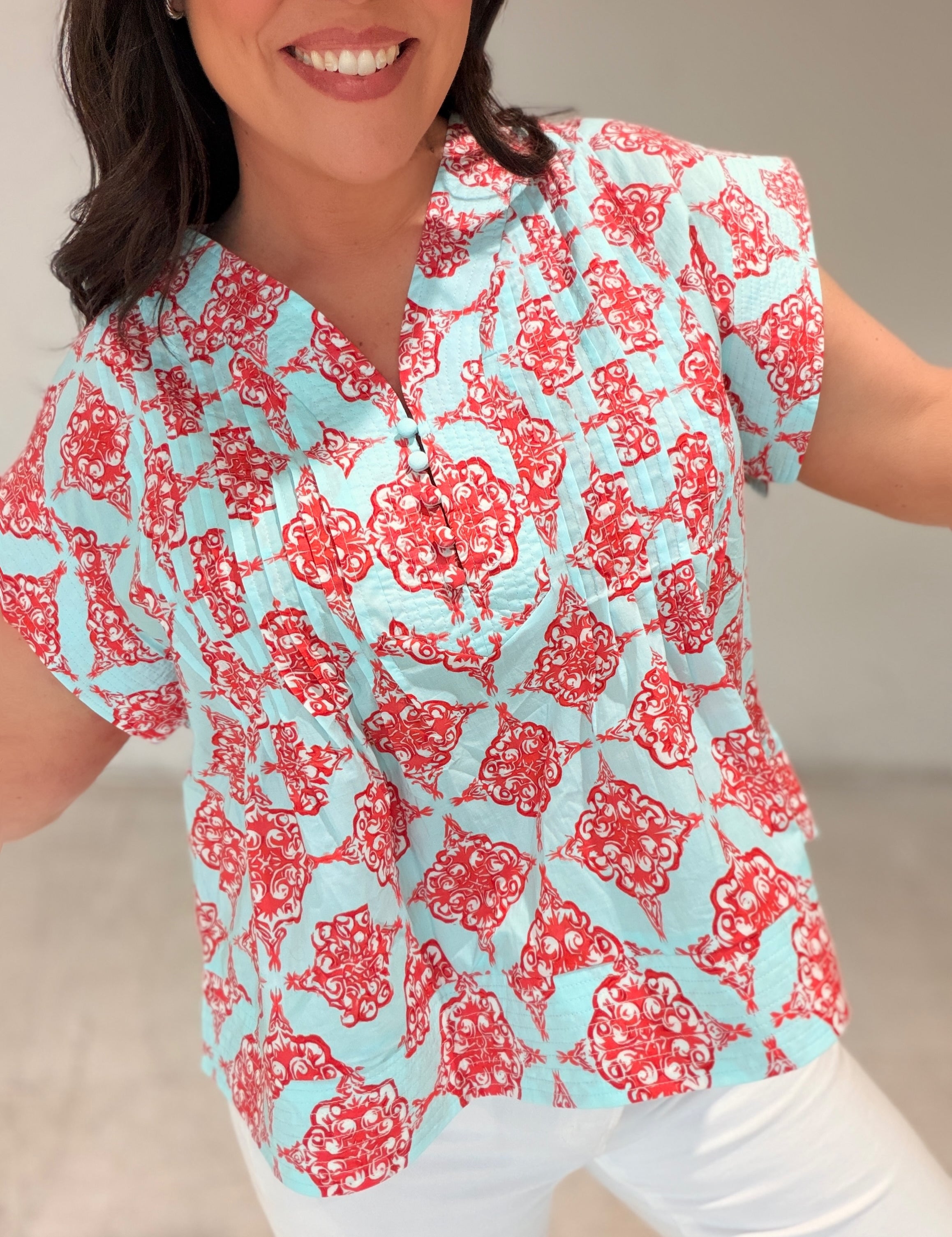 Amalfi Afternoon Top by THML