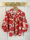 Scarlet Bloom Top