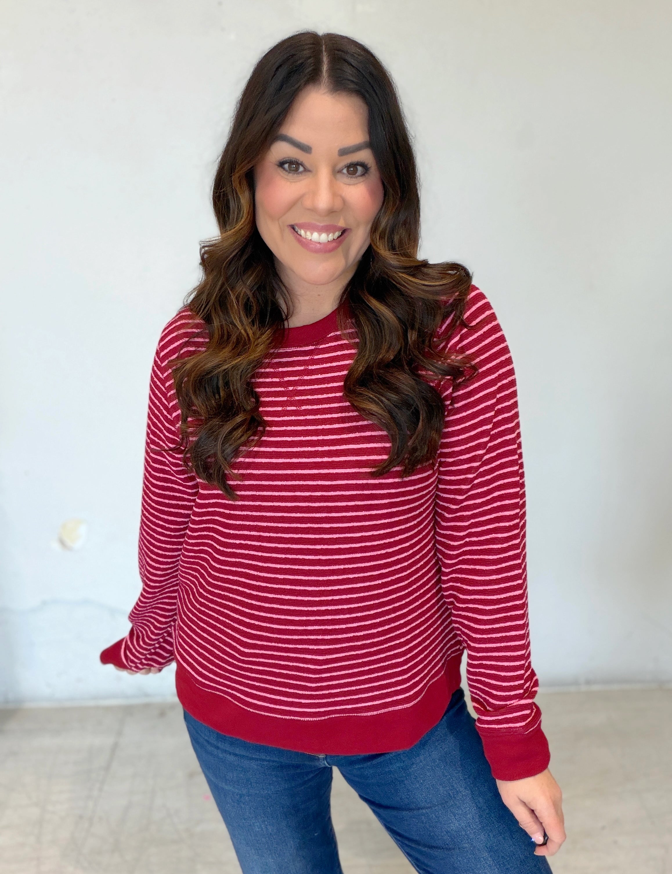 The Everyday Favorite Striped Sweatshirt