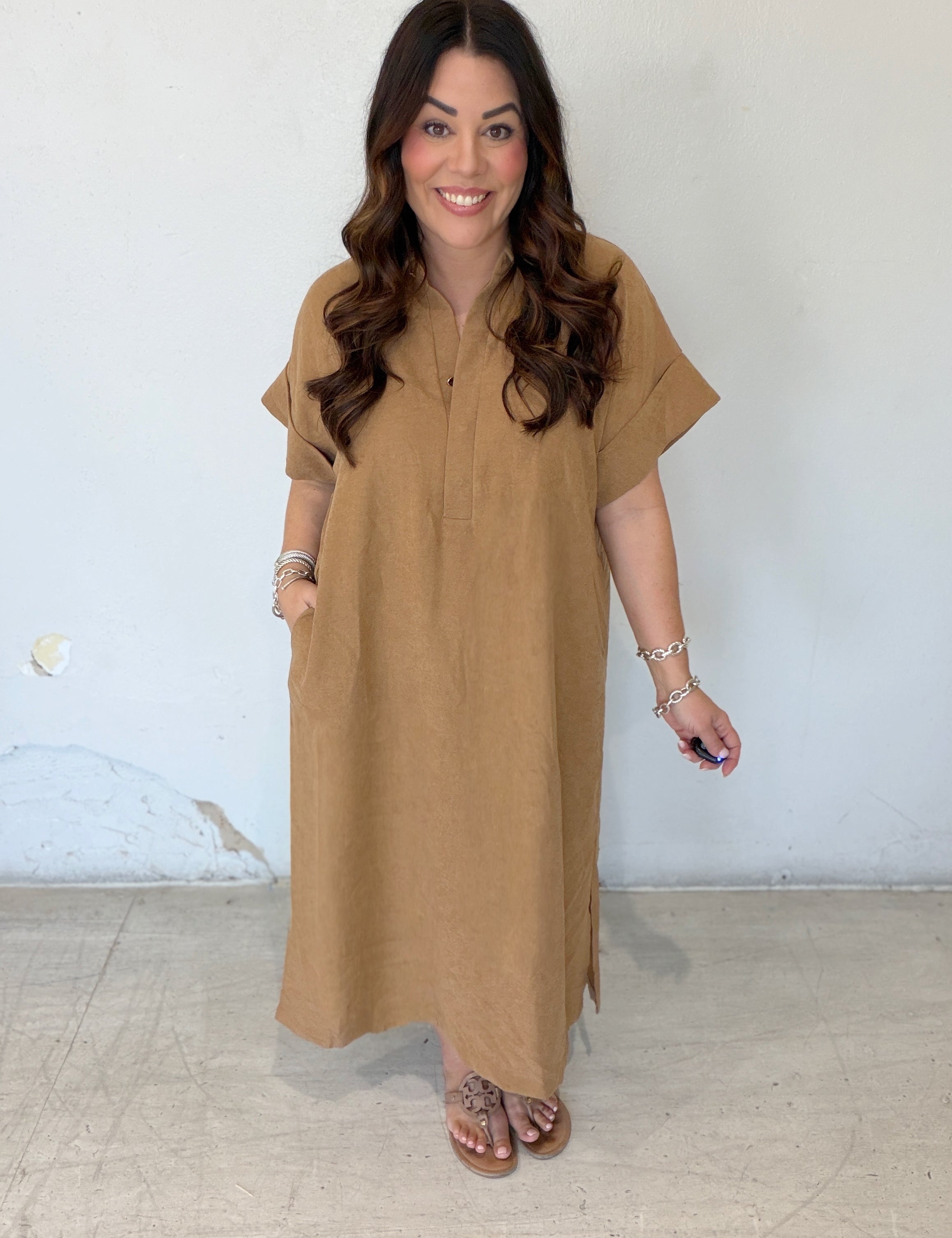 Caramel Edit Midi Dress