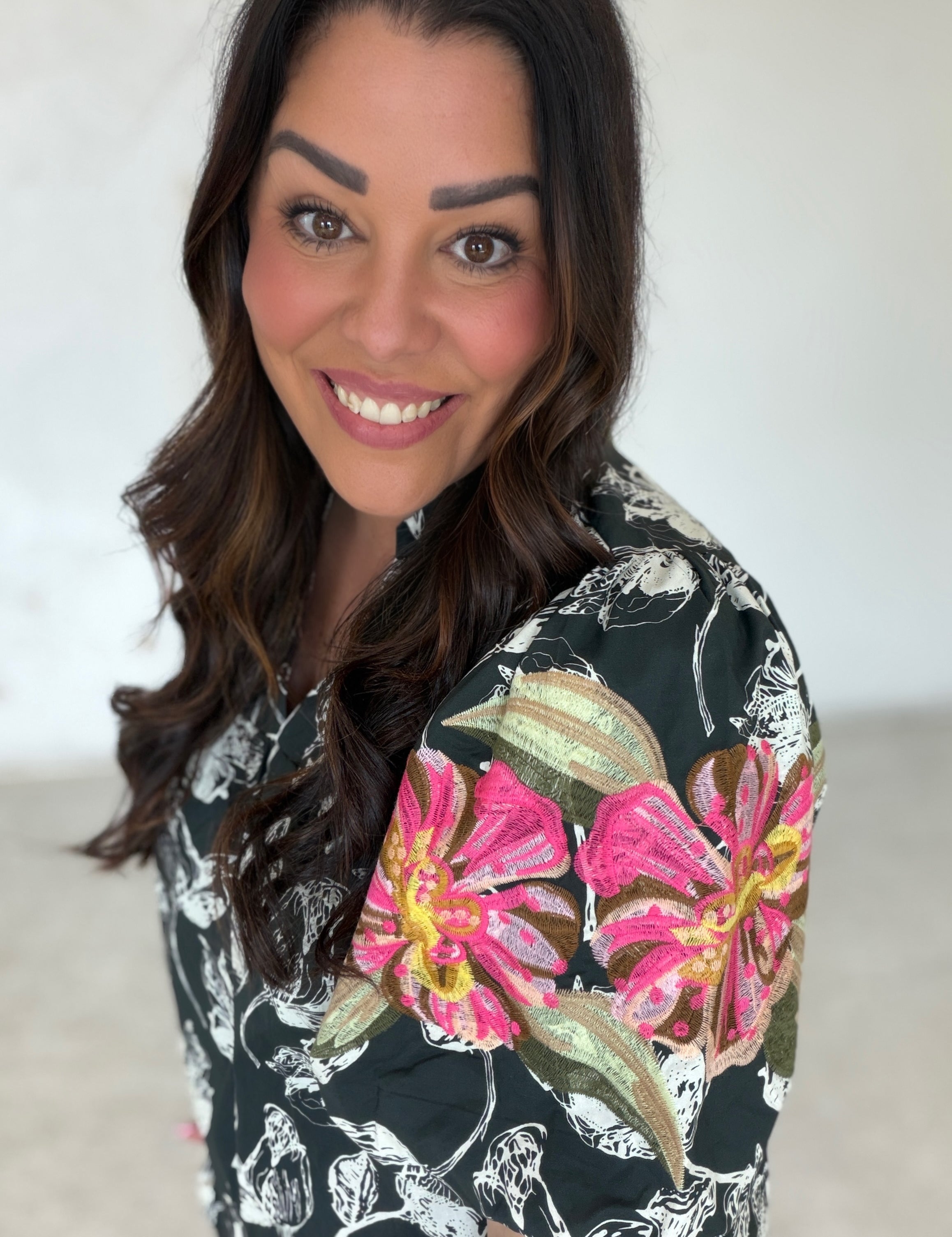 After Dark Floral Top