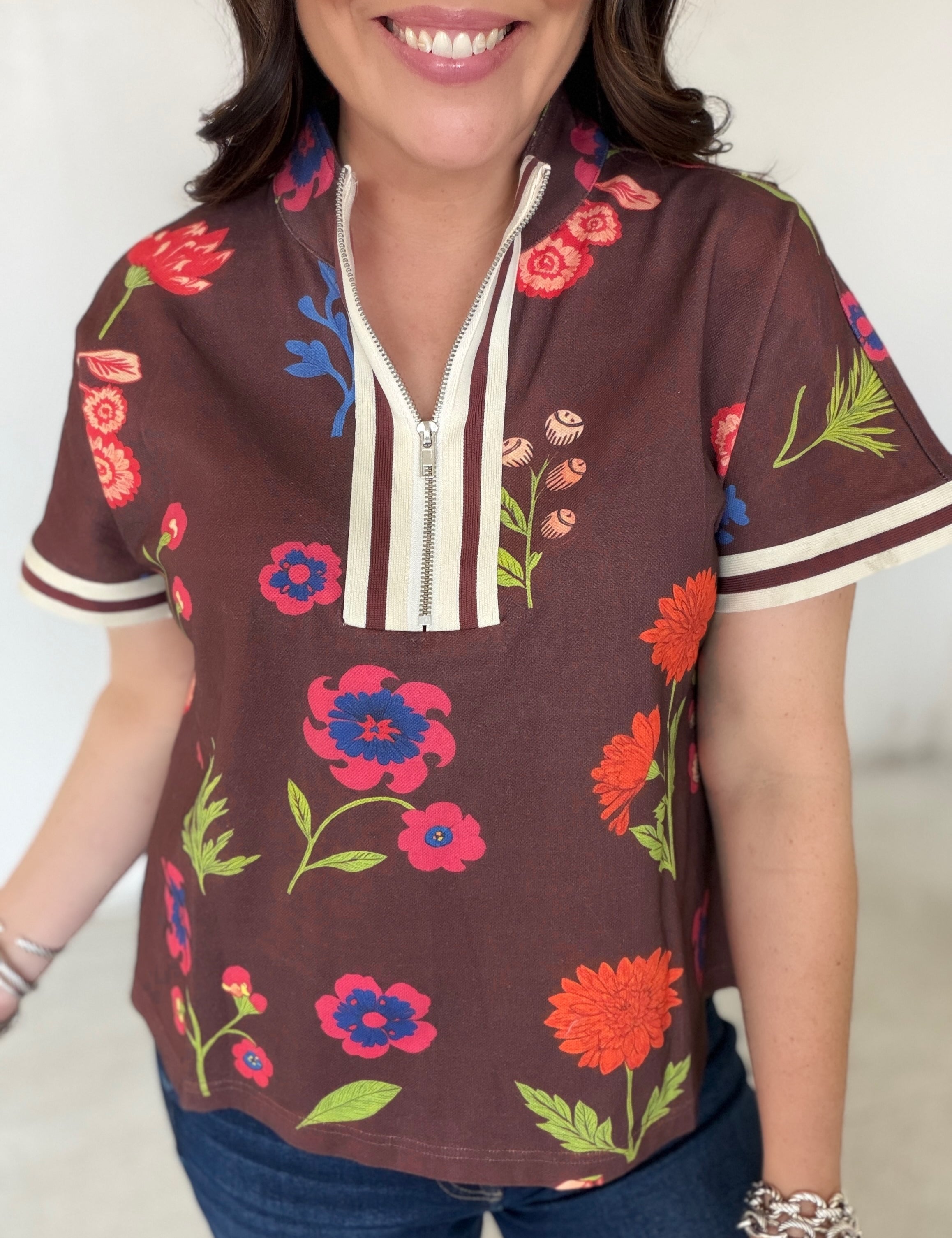 The Daytrip Top in Burgundy