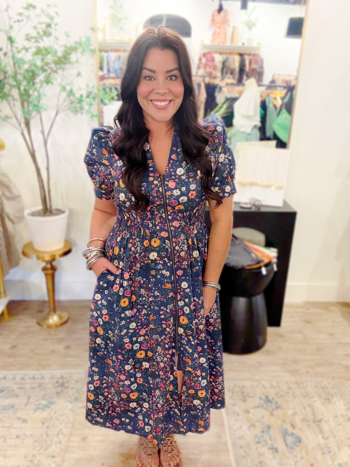 Midnight Meadow Dress