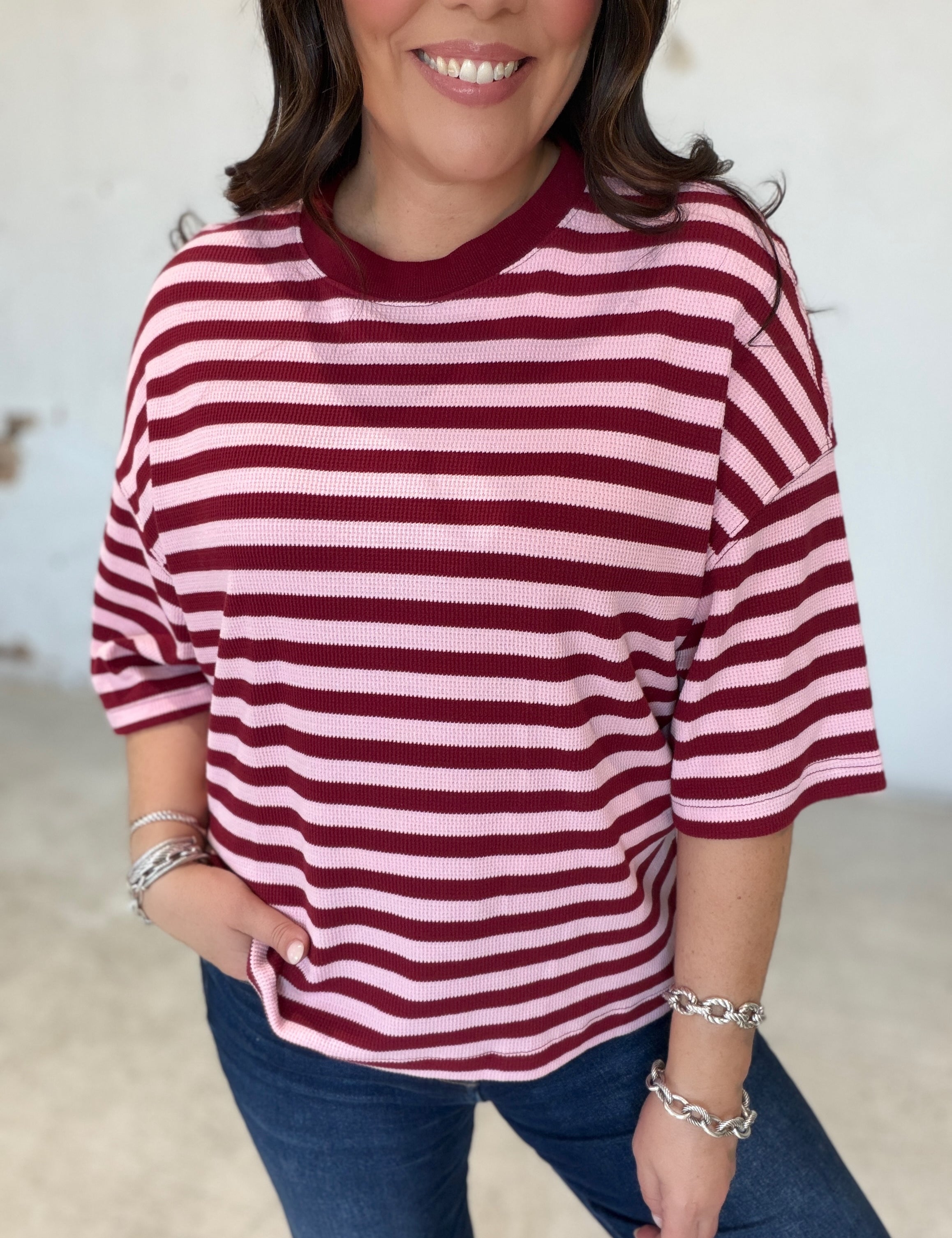Fall For It Striped Top